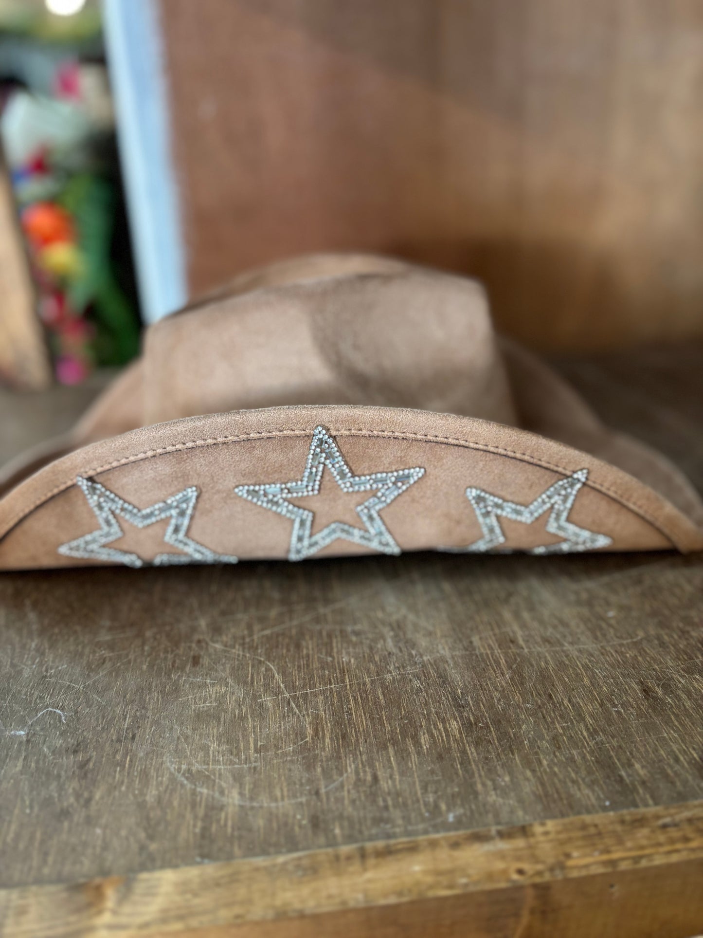 Suede star cowboy hat