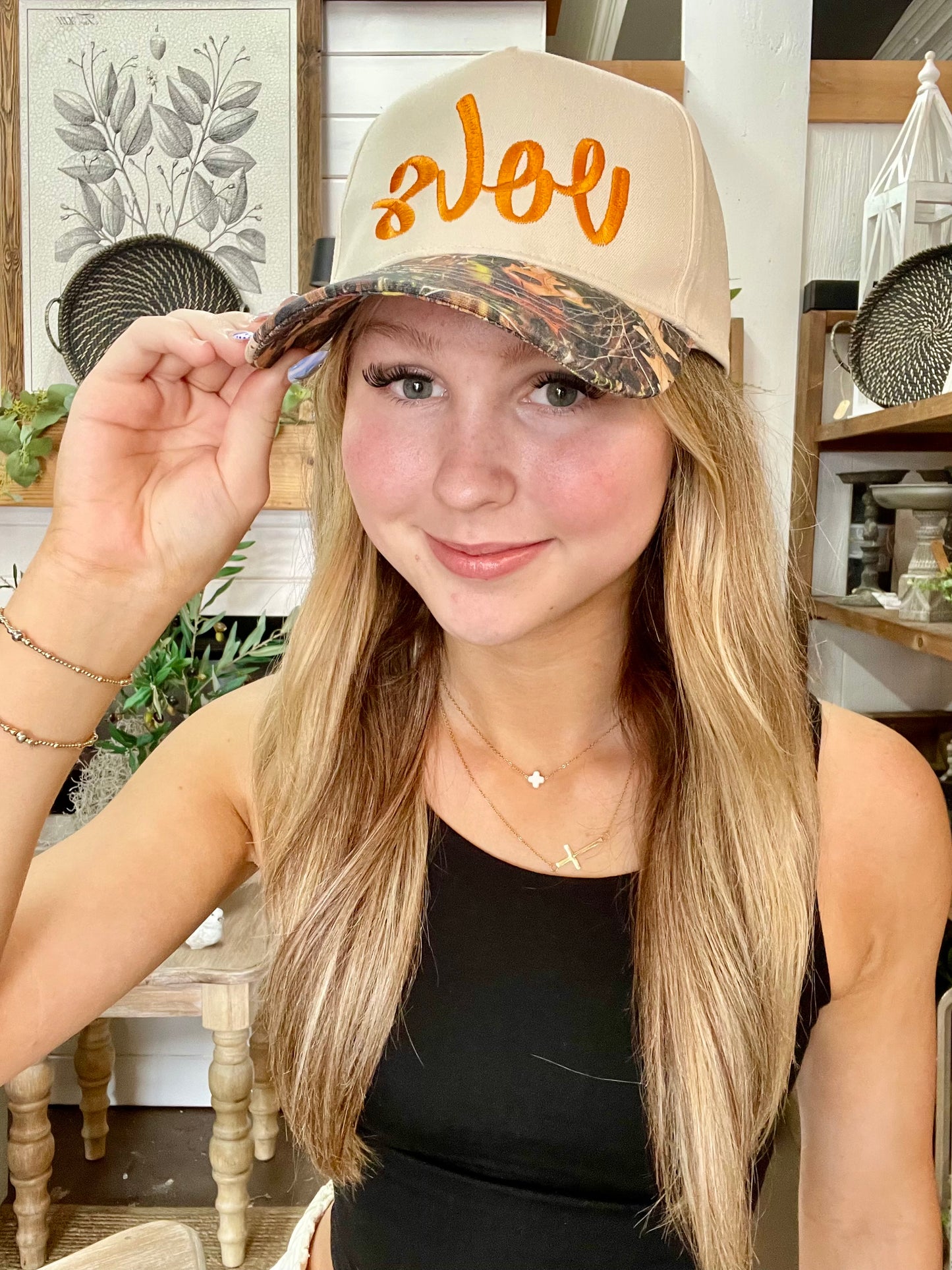 Camo Cursive Vols Cap