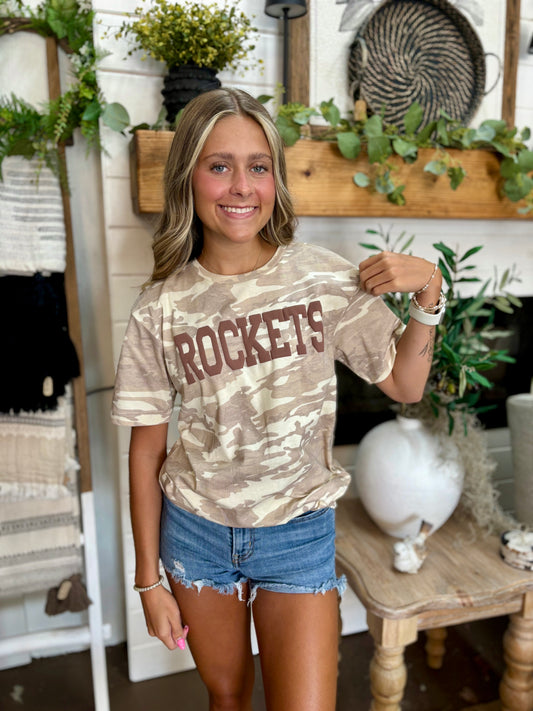 Camo Puff Rockets Tee
