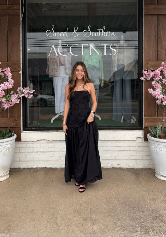Strapless Maxi Dress