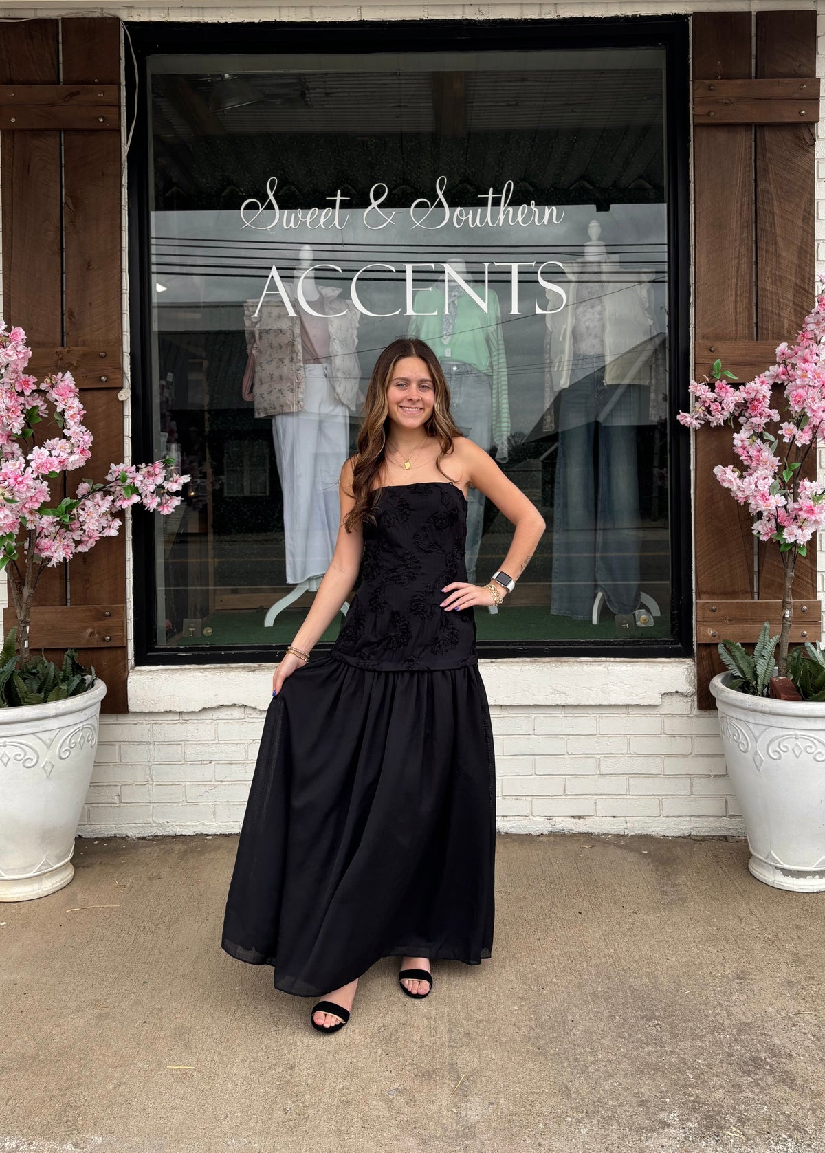 Strapless Maxi Dress