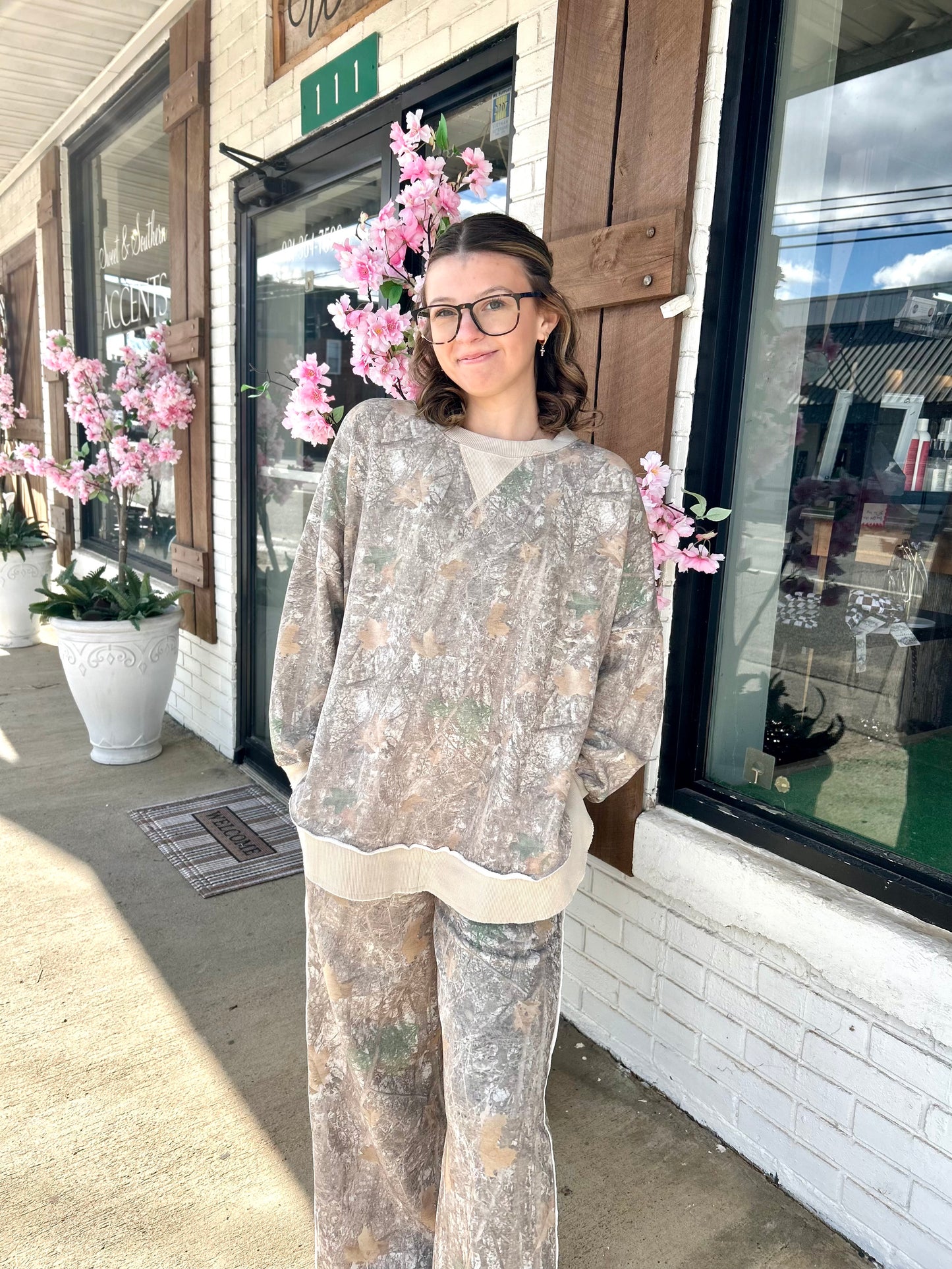 Camo Crewneck