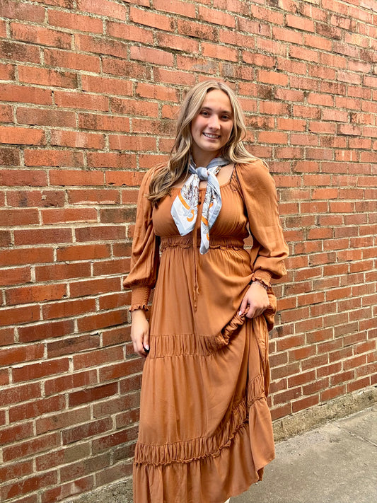 Caramel Maxi Dress