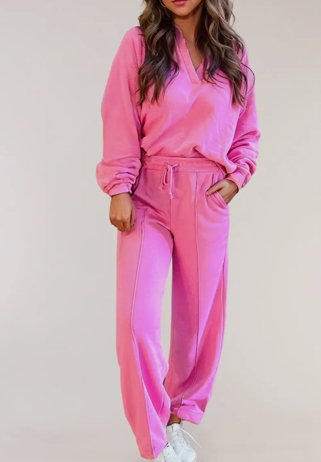 Hot Pink Pant Set