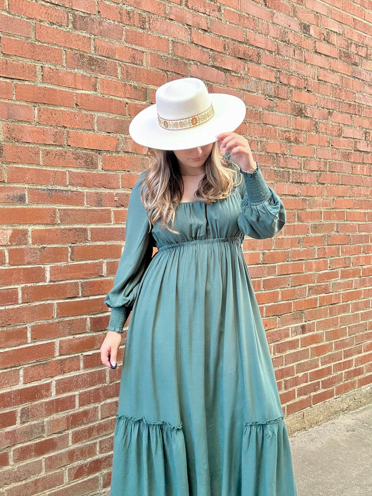 Emerald Green Maxi Dress