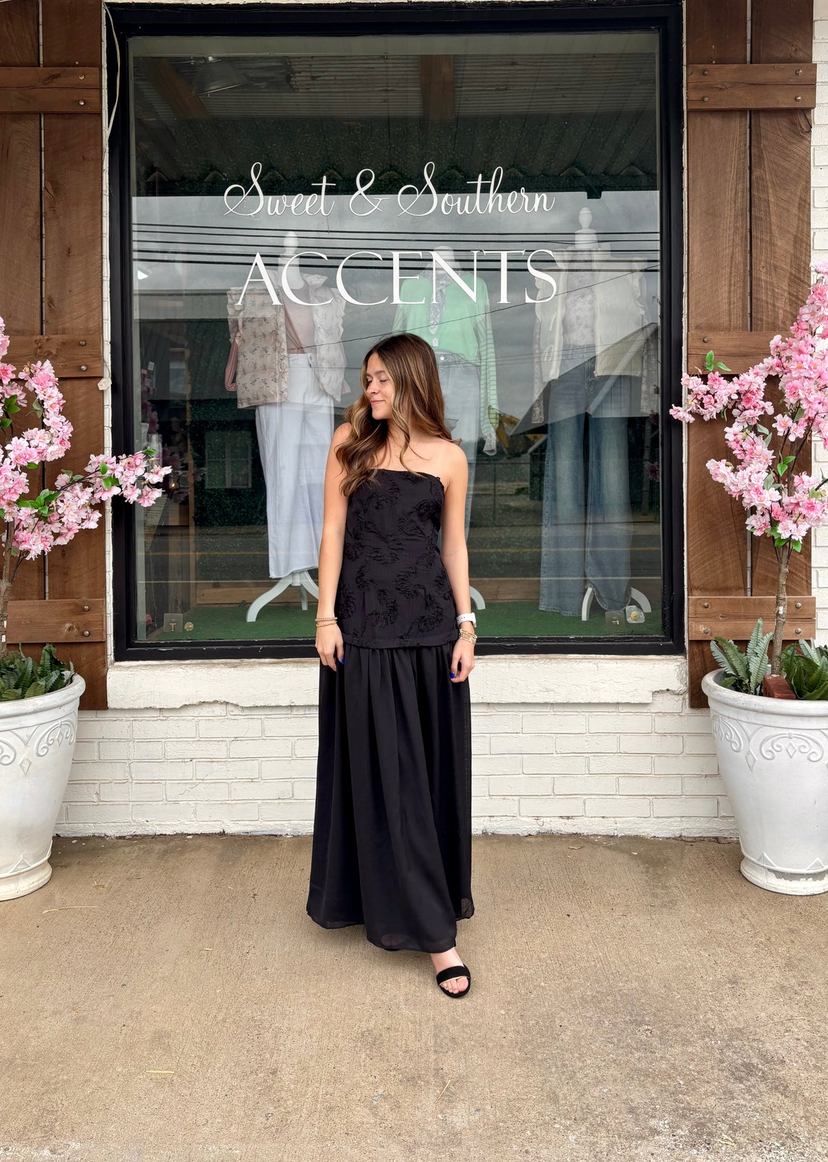 Strapless Maxi Dress