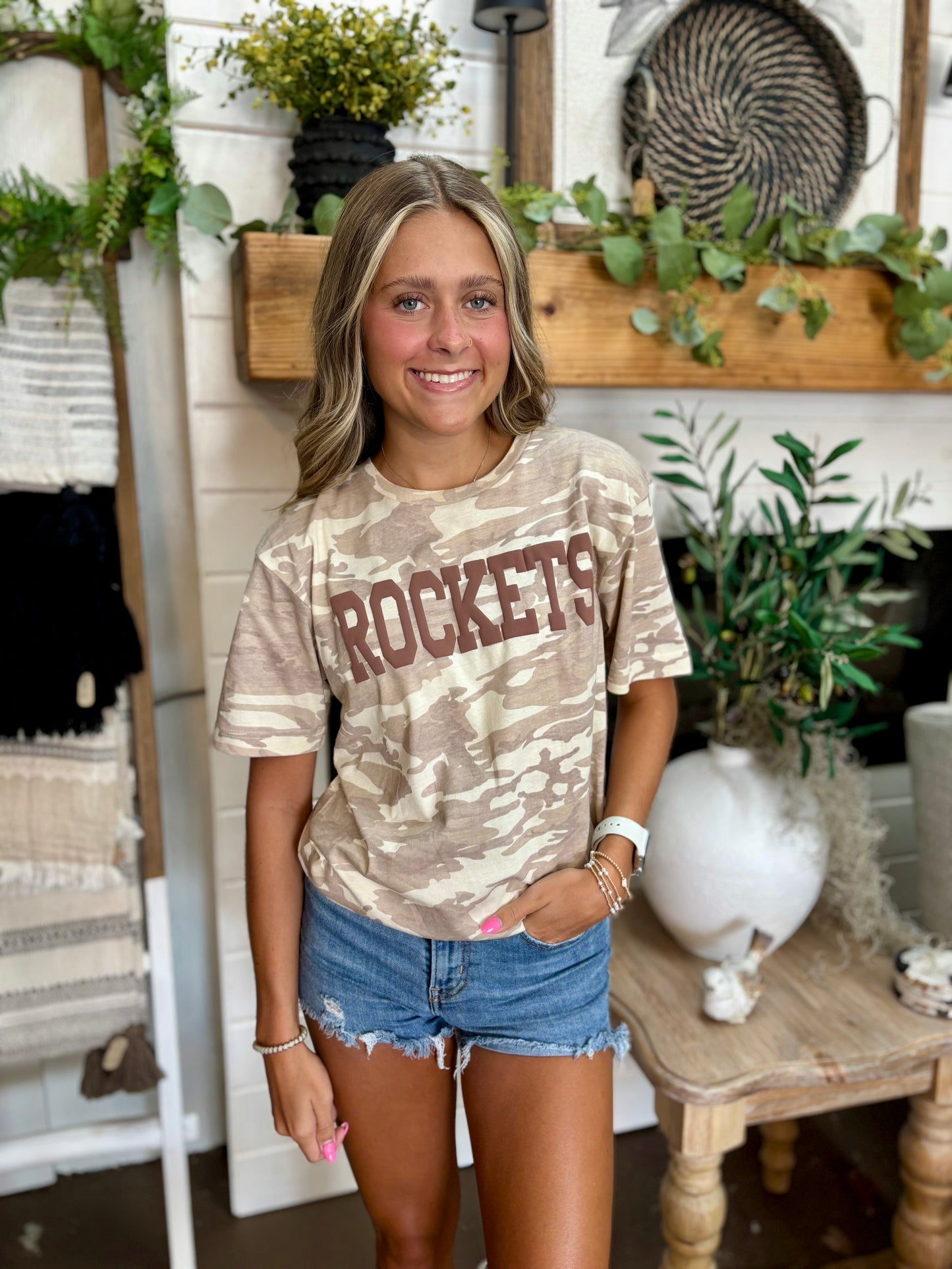 Camo Puff Rockets Tee