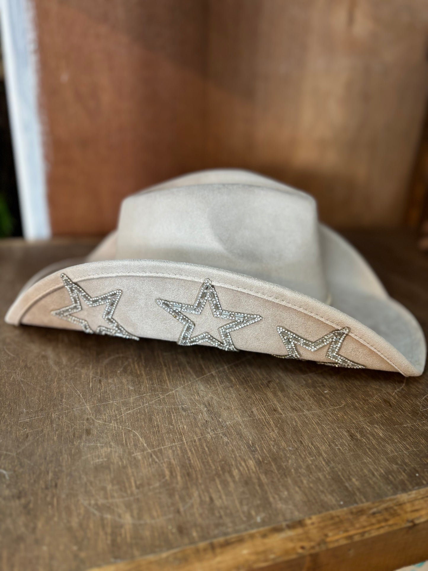Suede star cowboy hat