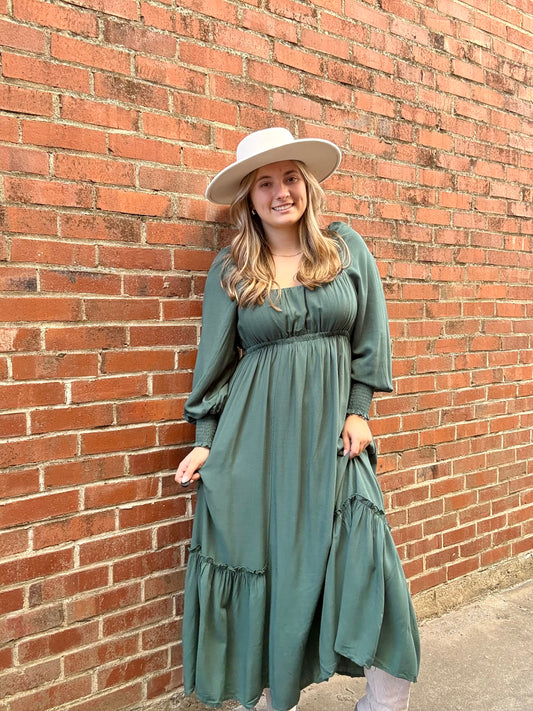 Emerald Green Maxi Dress