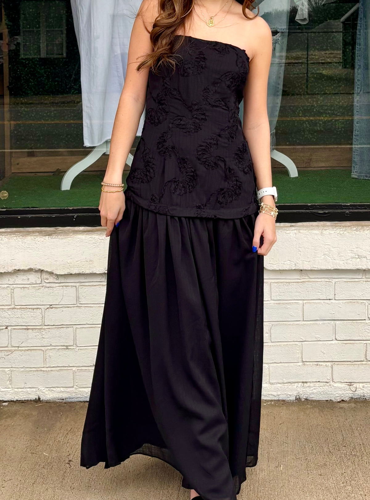 Strapless Maxi Dress
