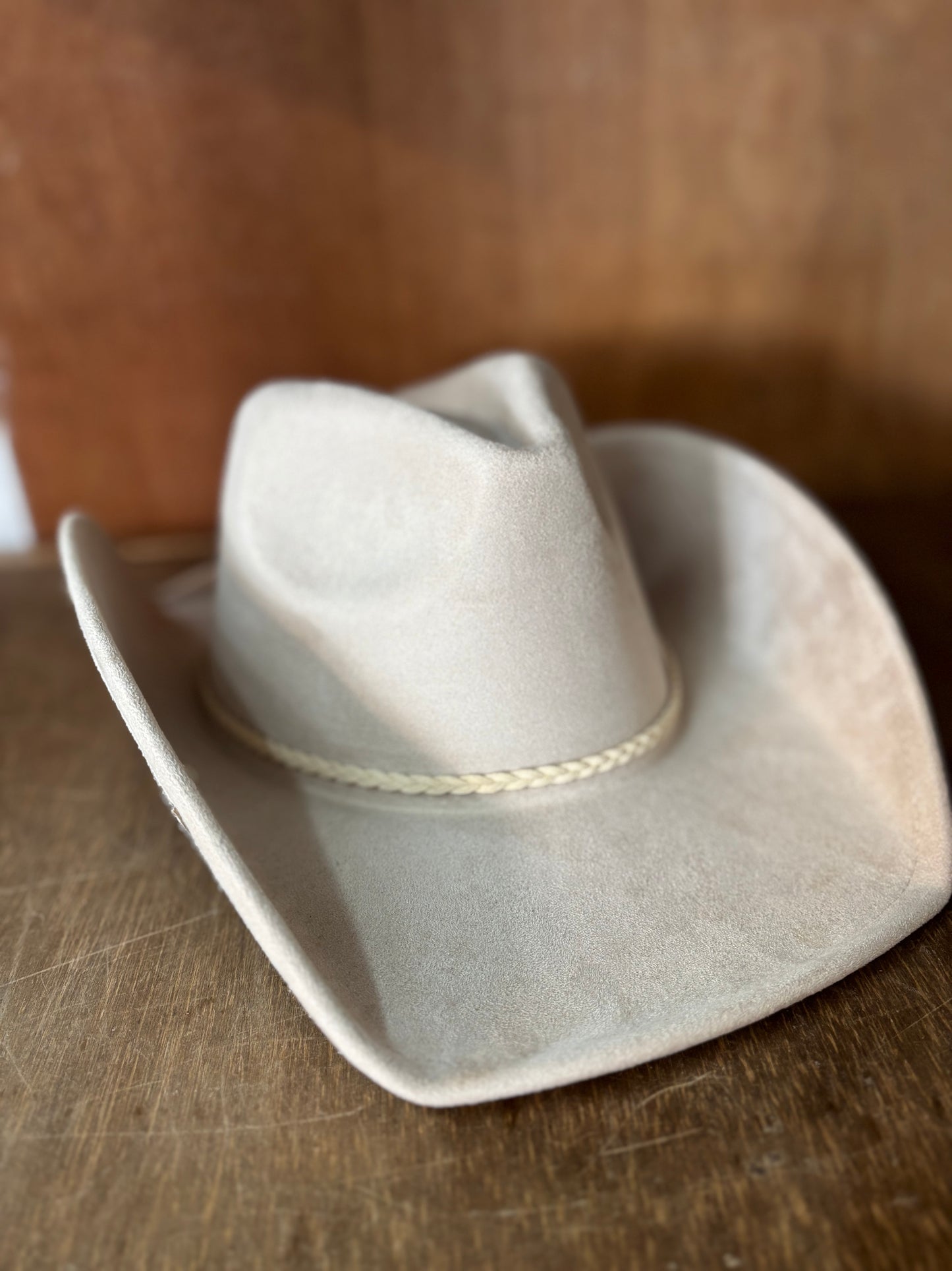 Suede star cowboy hat