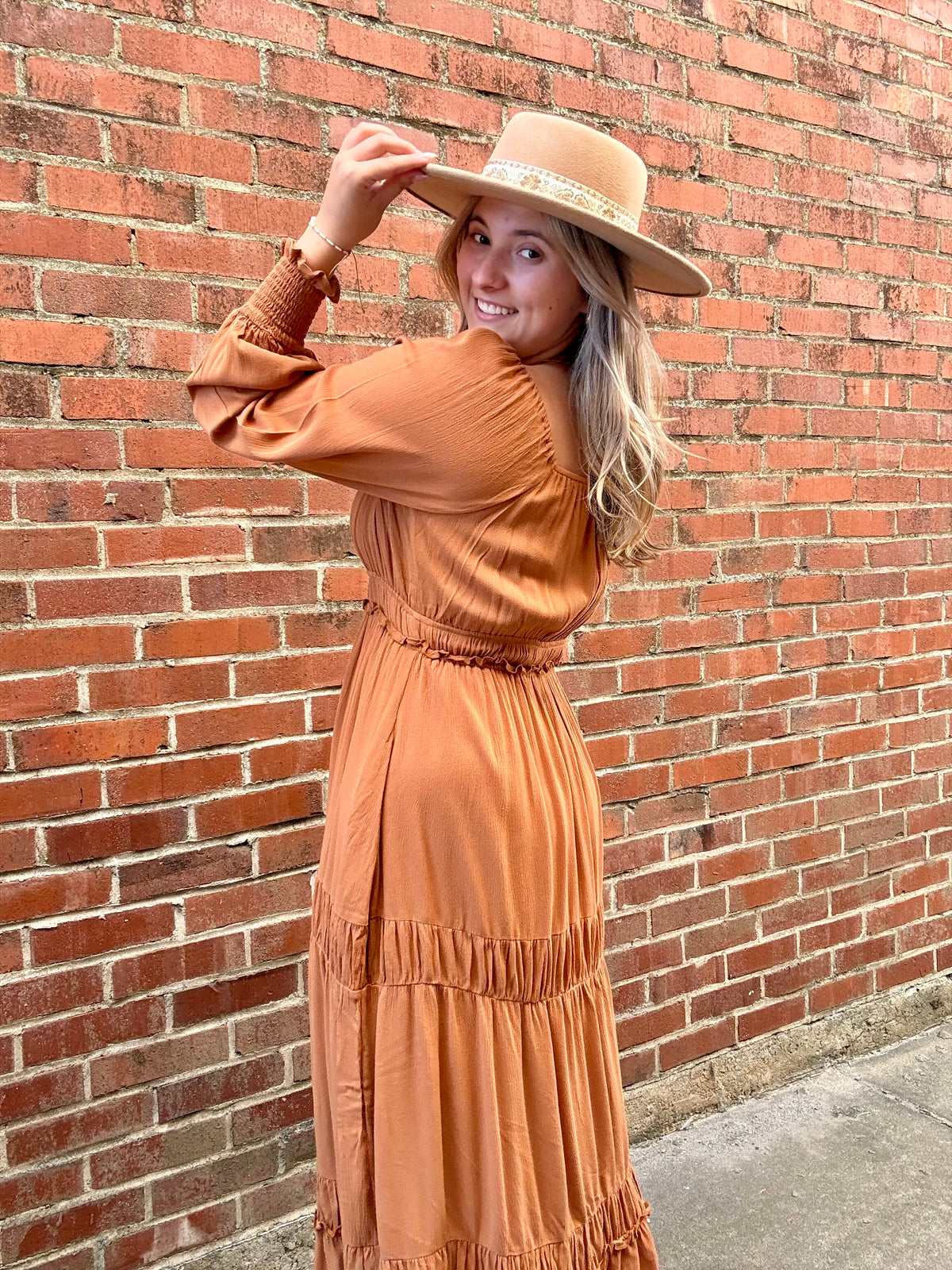 Caramel Maxi Dress