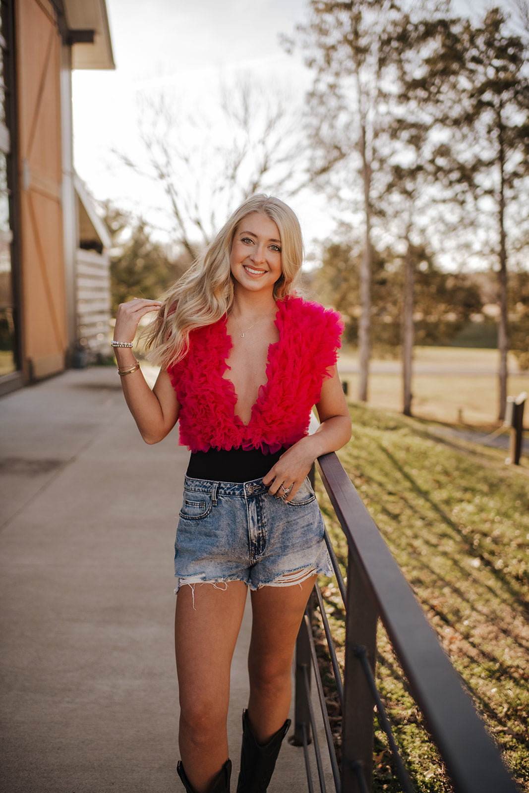 Ruffle   Bodysuit