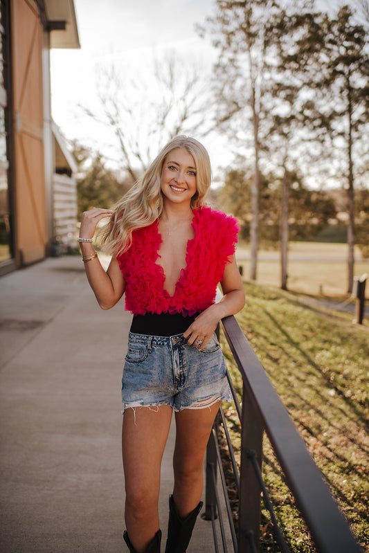 Ruffle   Bodysuit